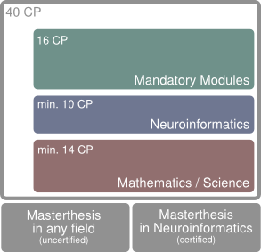Structure of the master program